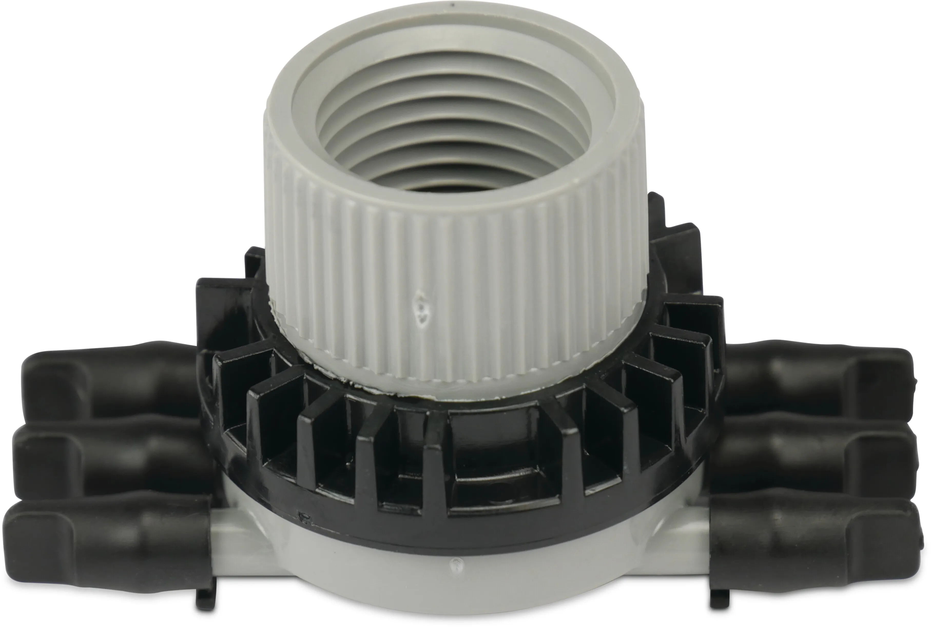Rain Bird Manifold 6 outlets plastic 1/2" x 6 mm female thread x barbed 3,5bar black type EMT-6X