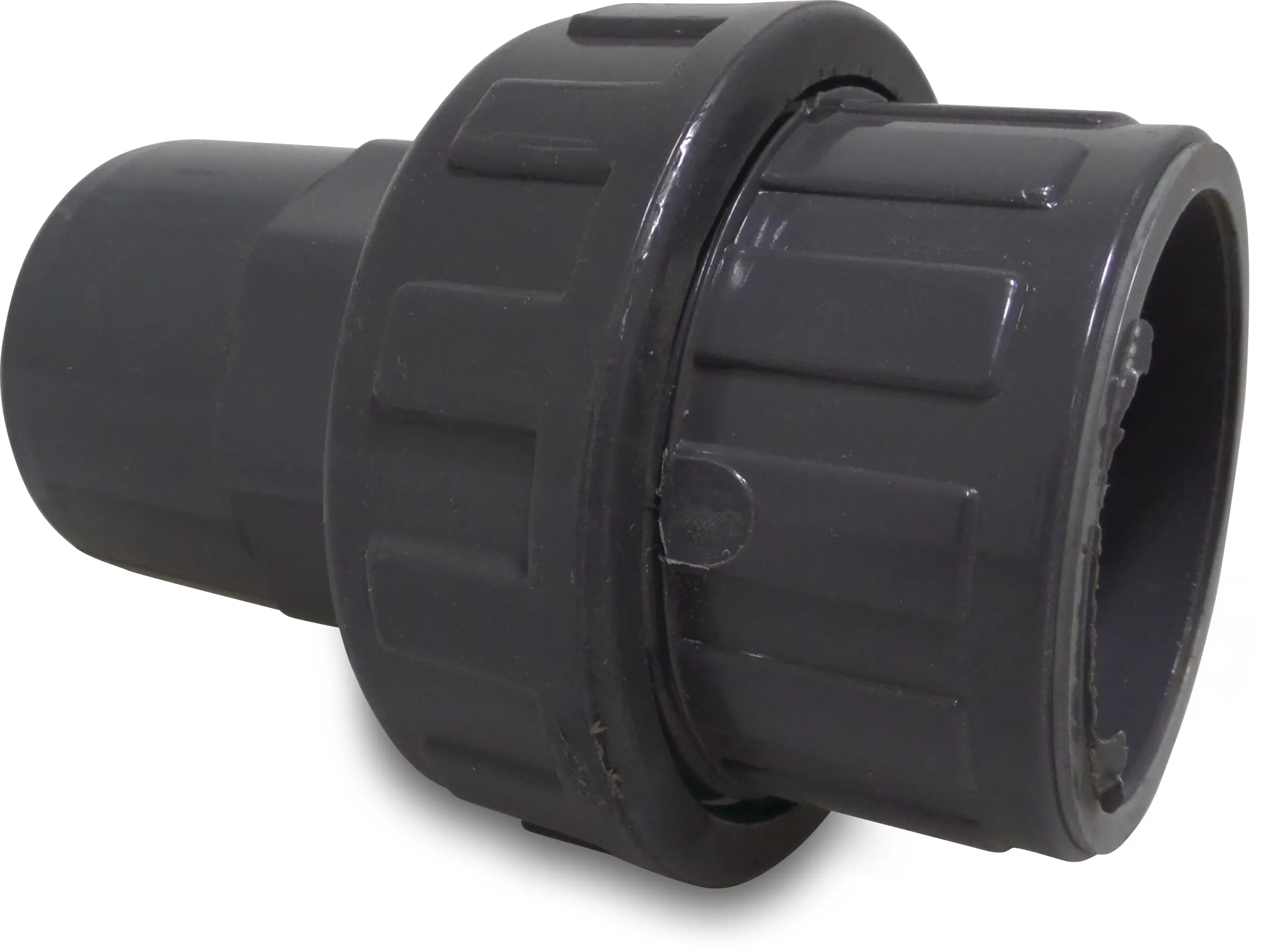 Profec Raccord union PVC-U 50 mm collage femelle x soudage 10bar DN40 gris