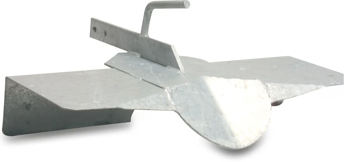 Exact baffle steel galvanised type with splashprotection