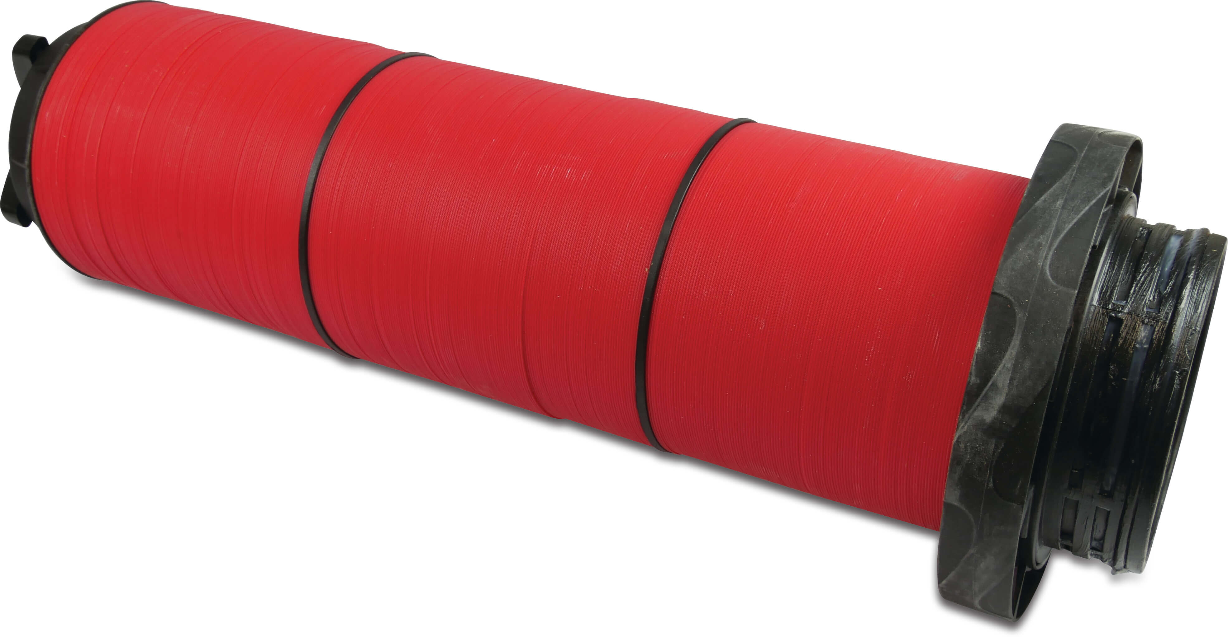 Azud In-line helix filter fiberglasforstærket nylon 3" flange 10bar 130mikron disk sort type 202/3FX DLP