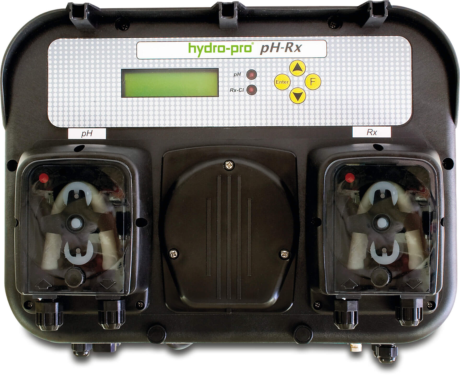 Twin peristaltic dosing pump pH/Rx 230VAC black type Technopool