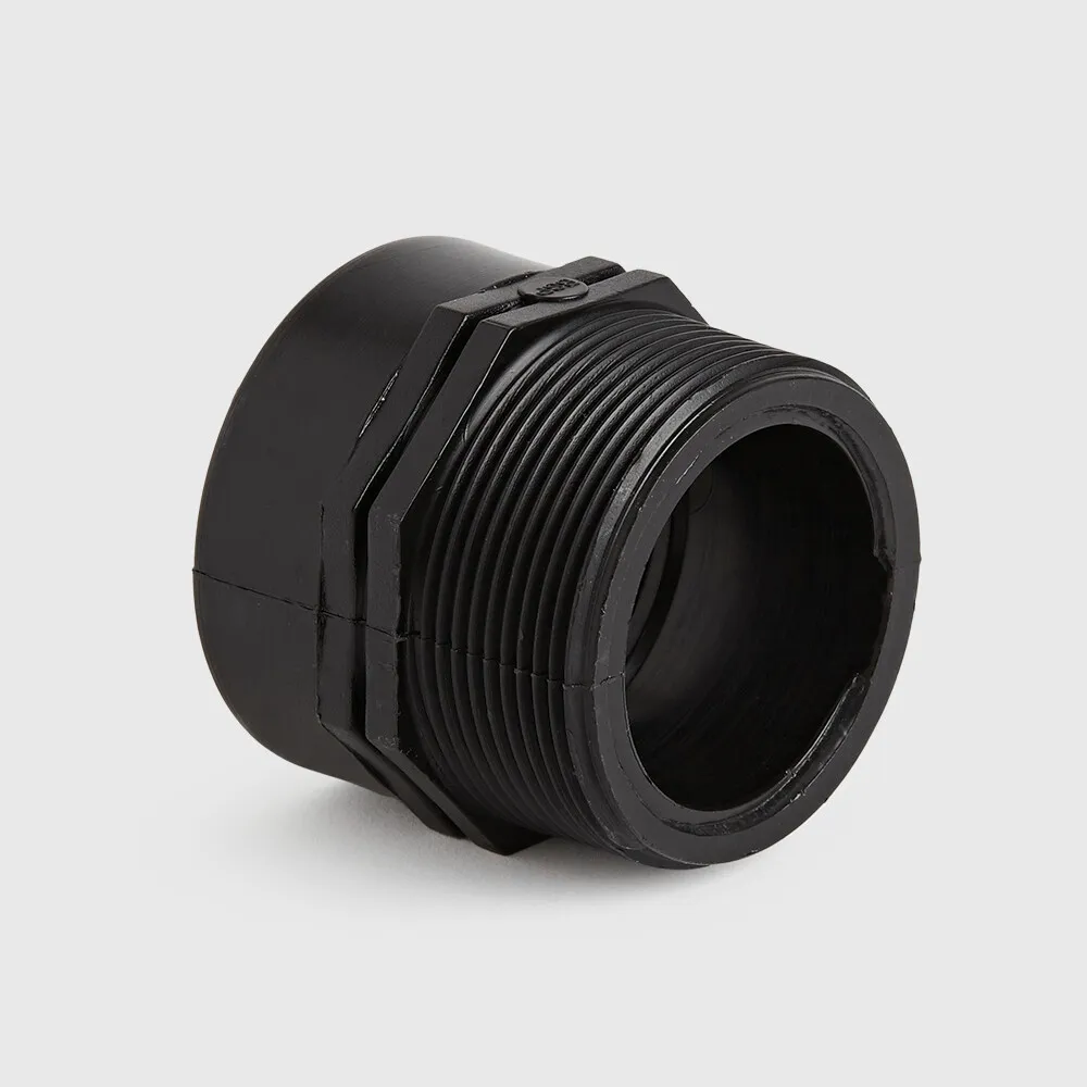 Reducer socket PP 1 1/2" x 1 1/4" female thread x male thread 10bar black