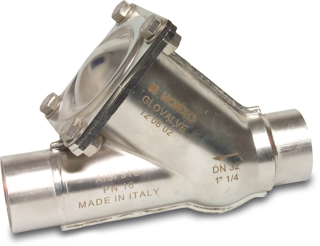 Kugelrückflussverhinderer Edelstahl 316 1 1/4" Innengewinde 16bar DN32 Typ M1