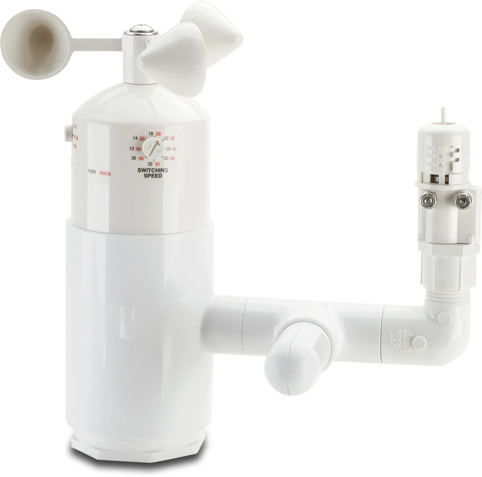 Hunter Wind- und Regensensor 5A 24VAC Weiß Typ MWS