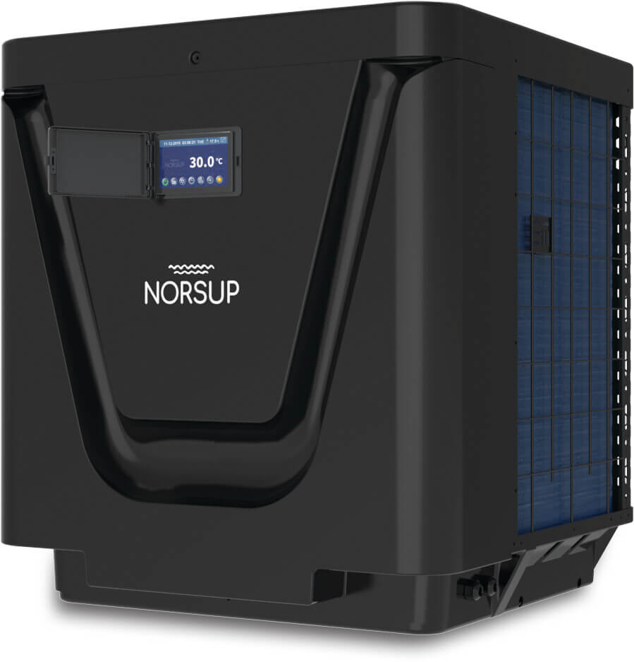 Norsup Heat pump Inverter ABS CE black vertical SG P
