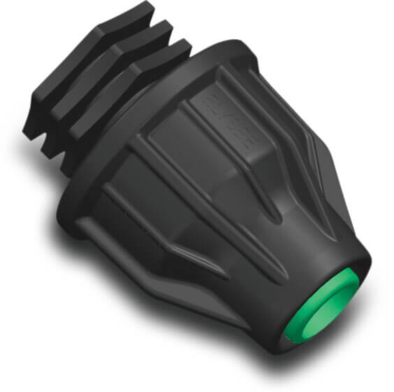 Cap PP 16 mm lock 4bar black