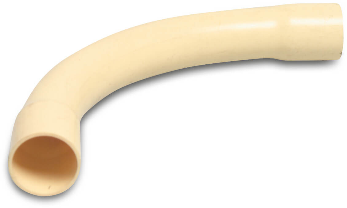 Kabelbeschermingsbocht 90° PVC-U 5/8" mof