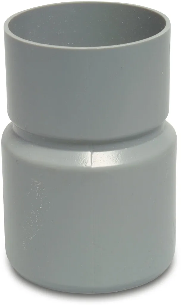 Reducer socket PVC-U glue spigot x glue socket grey