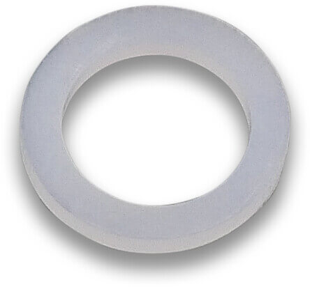 Flachdichtung Nylon 1/2" Weiß