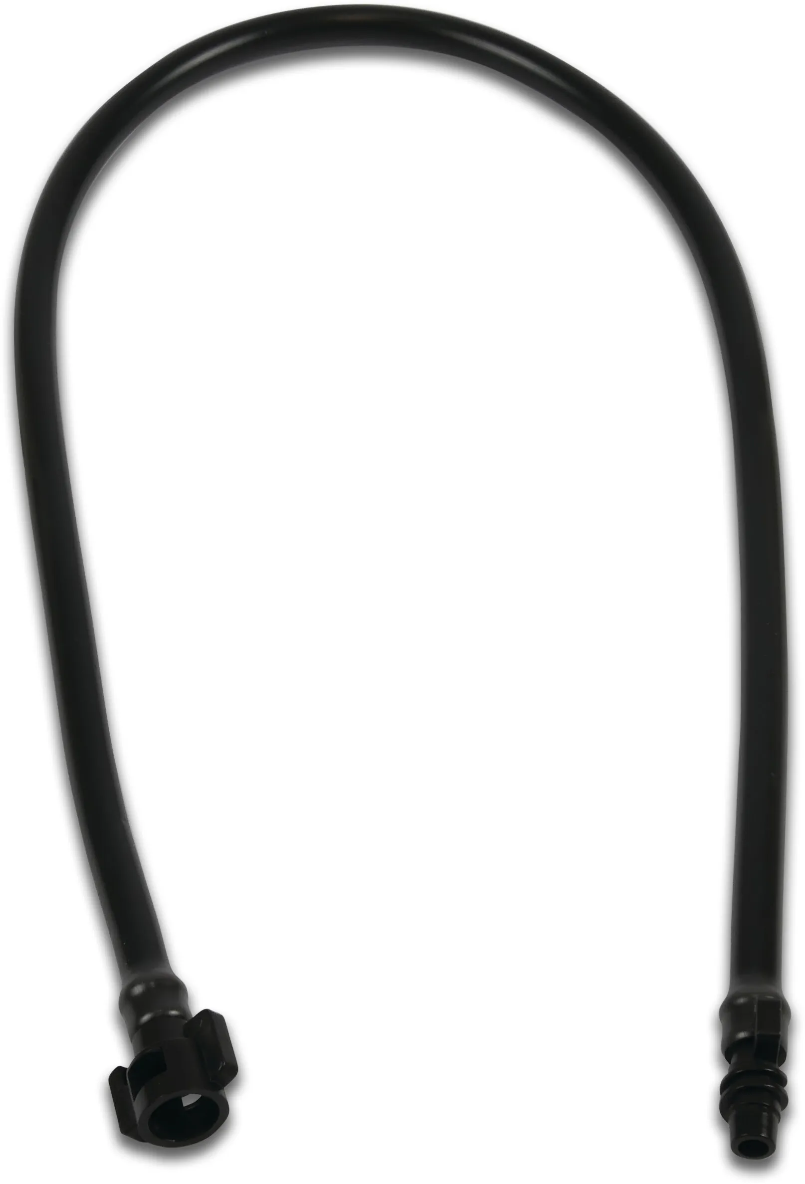 NaanDan Hose adaptor set PVC 4/7 mm push-in x bayonet M 50cm black 7110