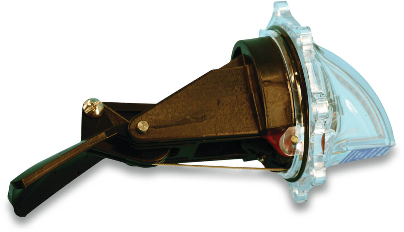 FlowVis Complete lid assembly polycarbonate 3" transparent