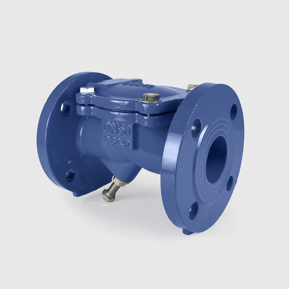 Profec Tussenklep met kleplichter nodulair gietijzer (GGG40) epoxy coating DN65 DIN flens 16bar DN65 blauw PN10/16