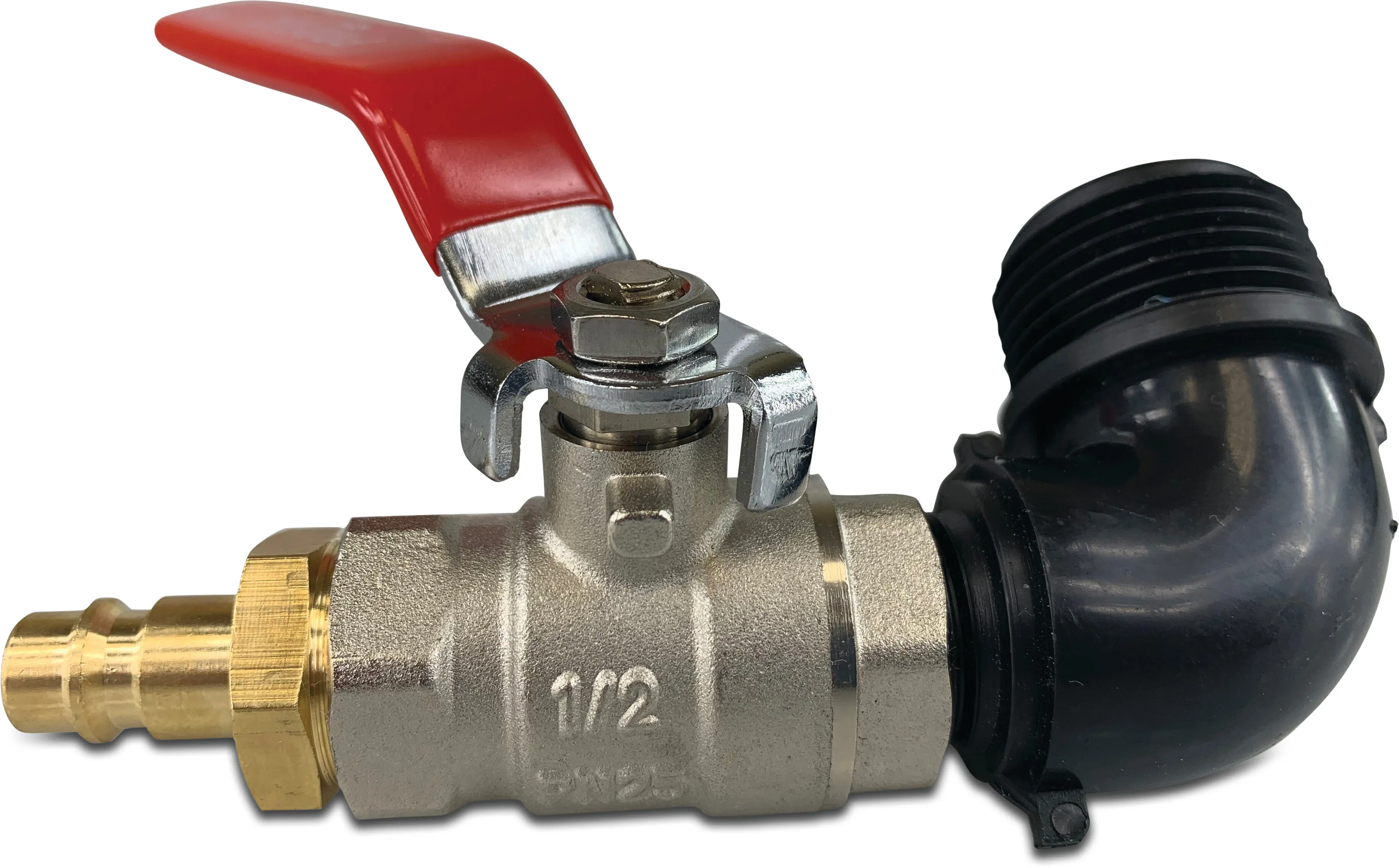 Water removal compressor kit for irrigation systems 1" male thread x push-in