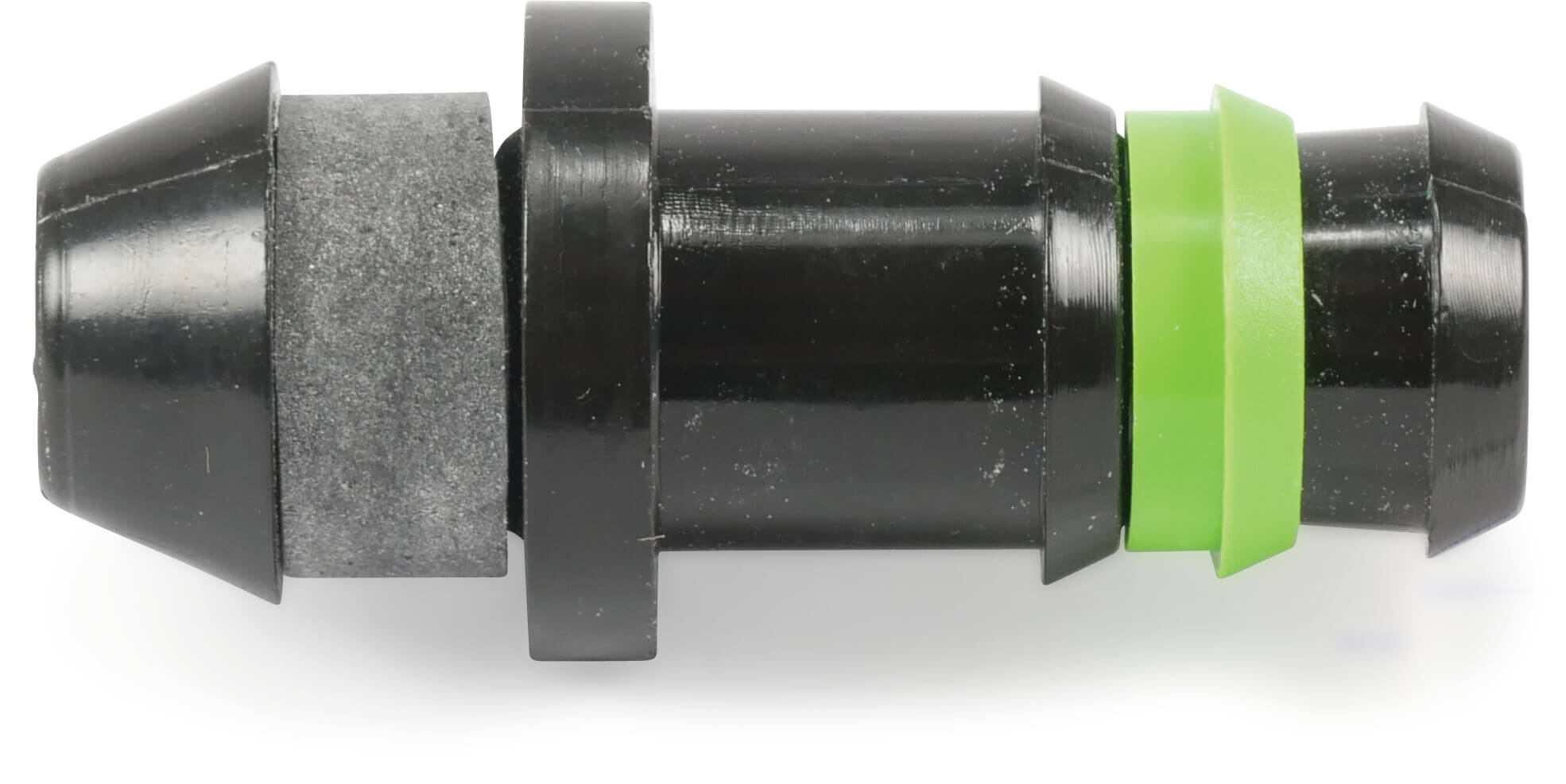 Schlauchverbinder POM 16 mm Tülle x Einsteck 4bar Schwarz