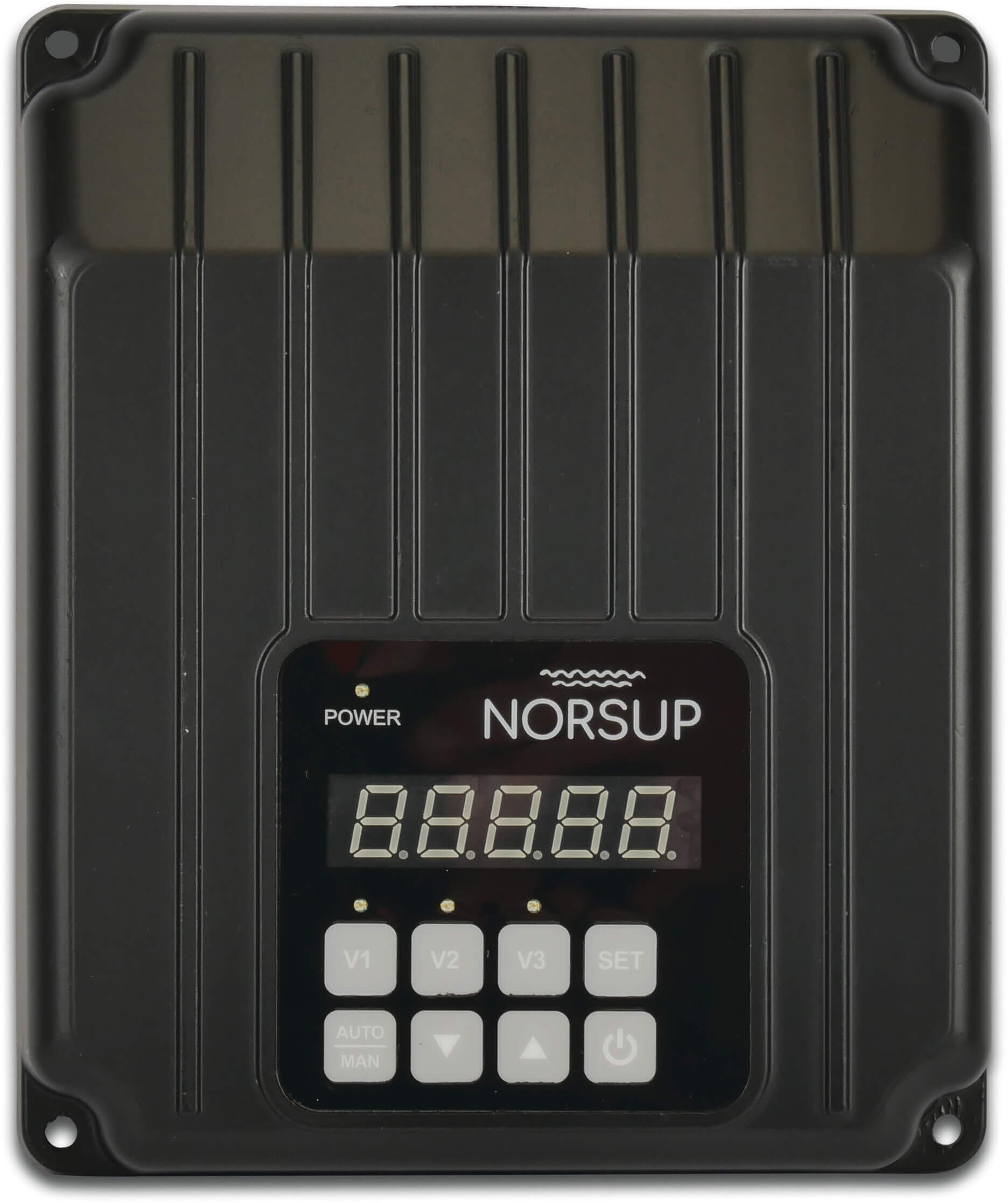 Terminal box cover with control panel