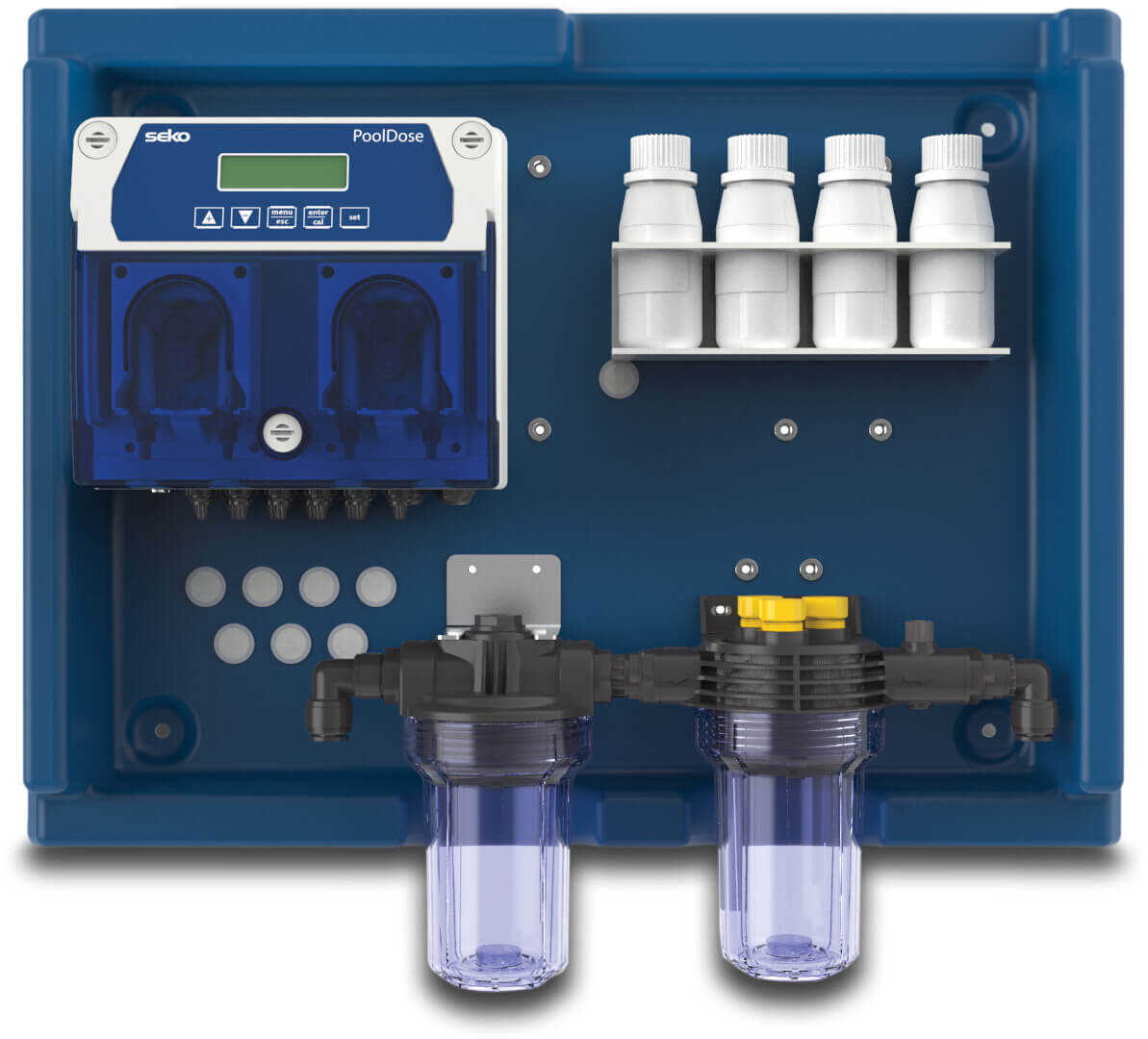 Seko Automatic dosing system type PoolDose Panel pH-ORP-CL