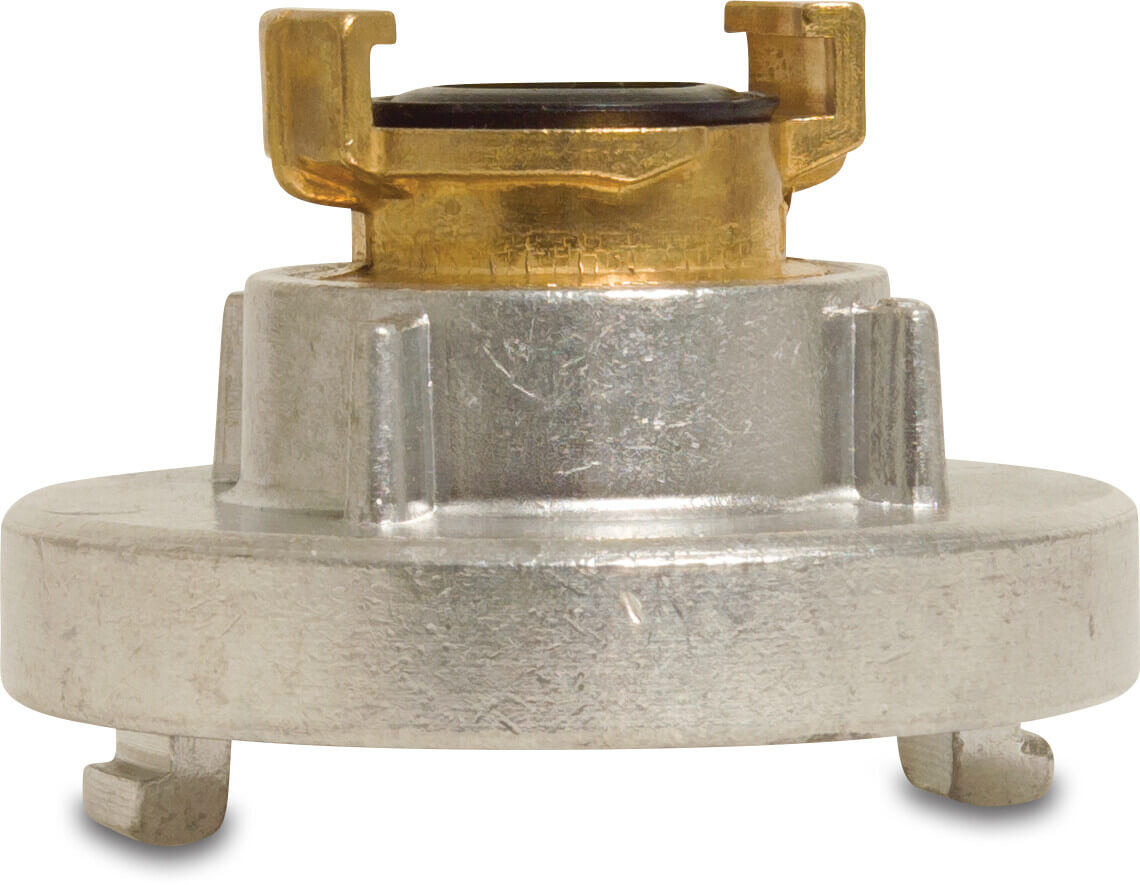 Quick coupler adaptor aluminium/brass CD 40 x CD 66 12bar type Storz 52C