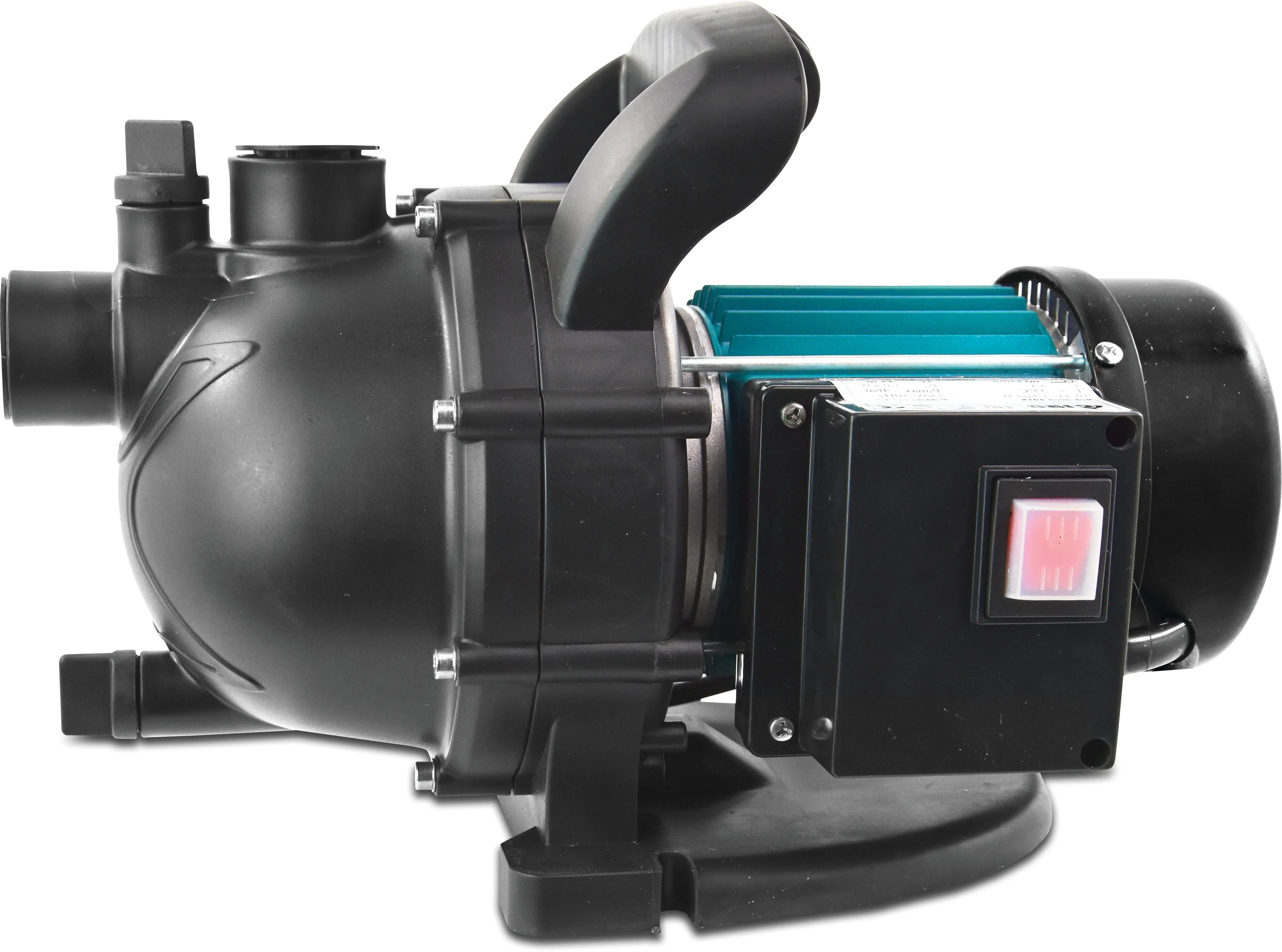 Kreiselpumpe Edelstahl 304 1" Innengewinde 3,8A 230VAC Schwarz/Blau Typ Garden