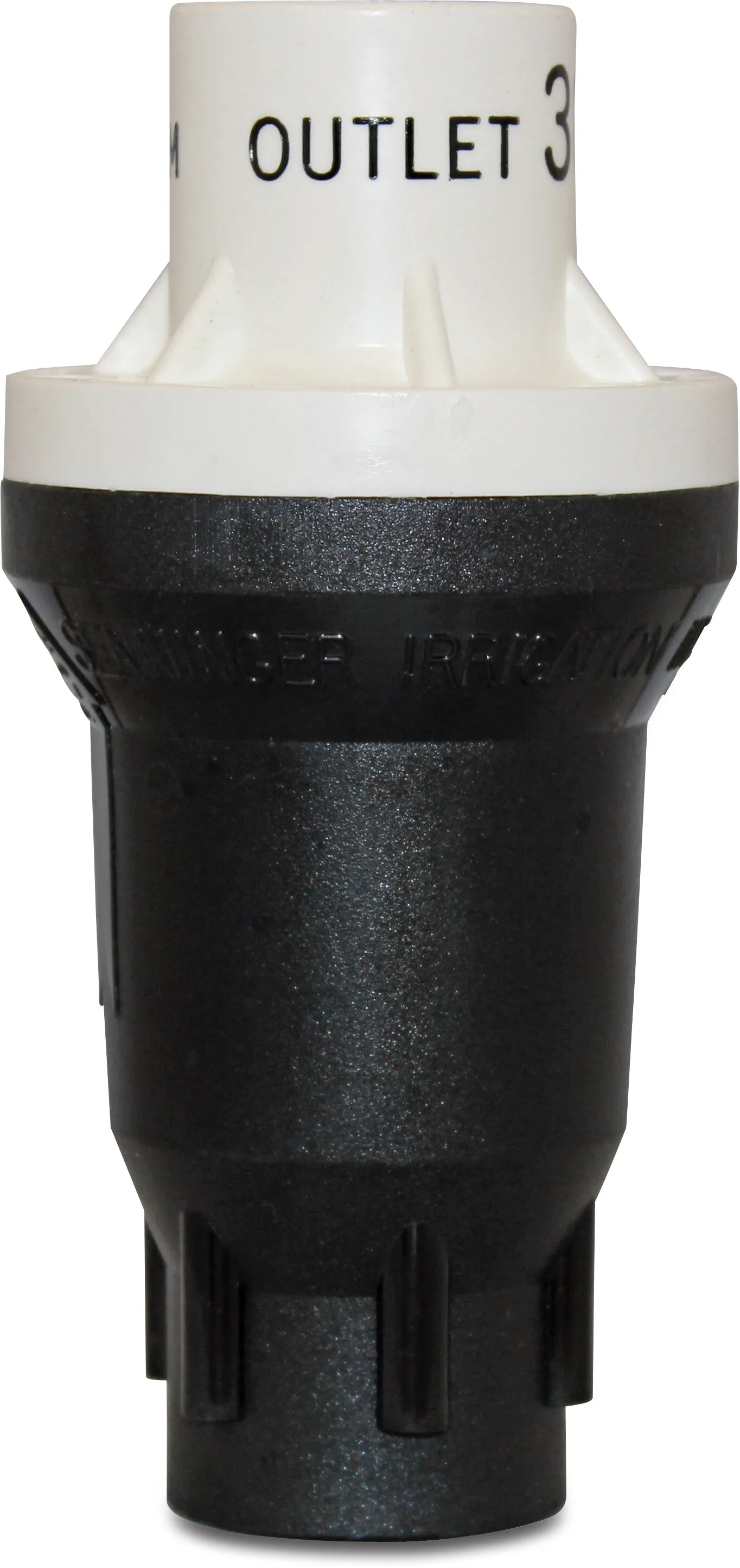 Senninger Pressure regulator plastic 1" female thread black/white type PMR-30
