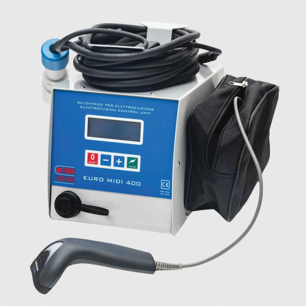 Electrofusion welding unit Euro Midi incl barcode scanner 100A 230VAC