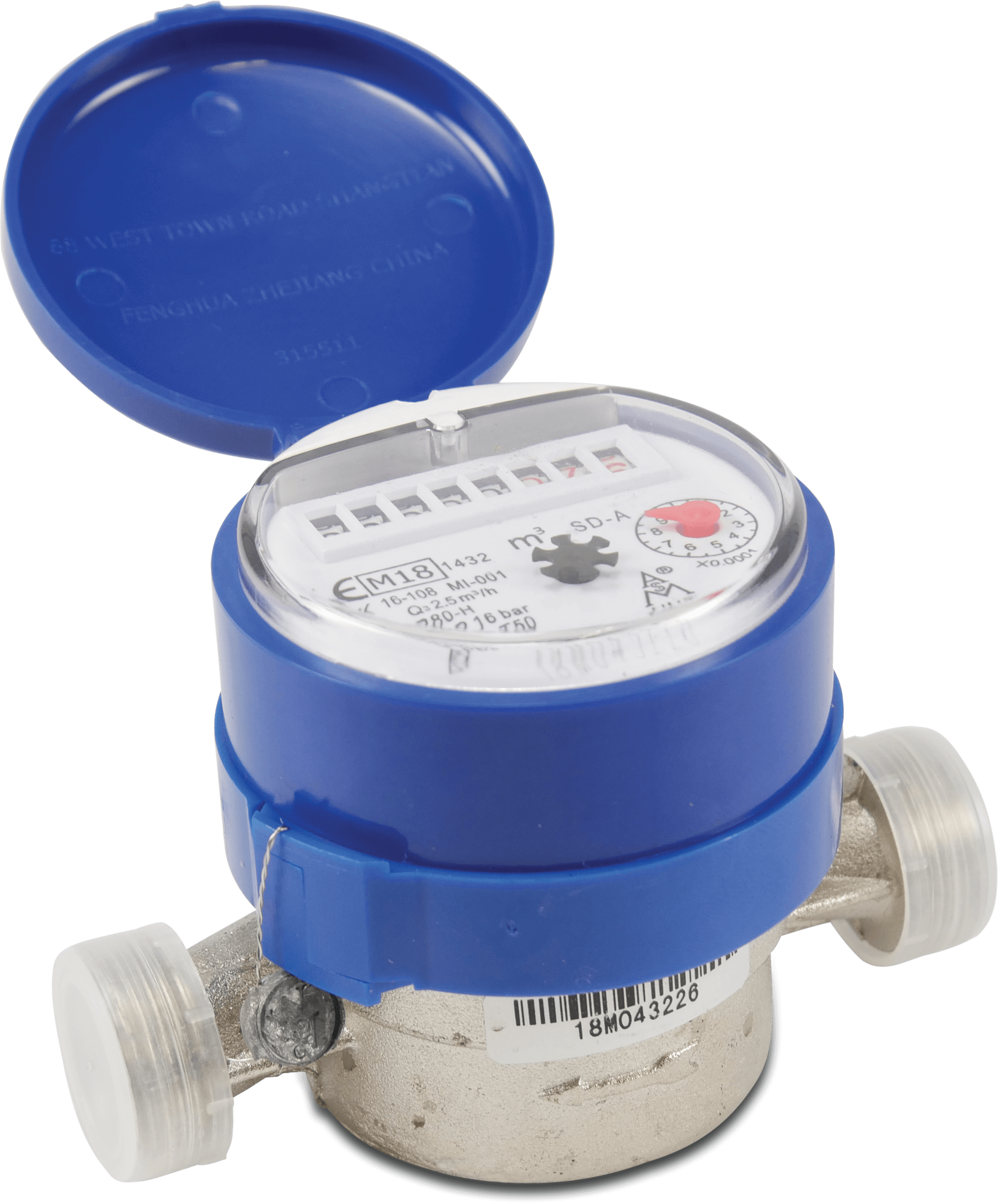 Single jet water meters