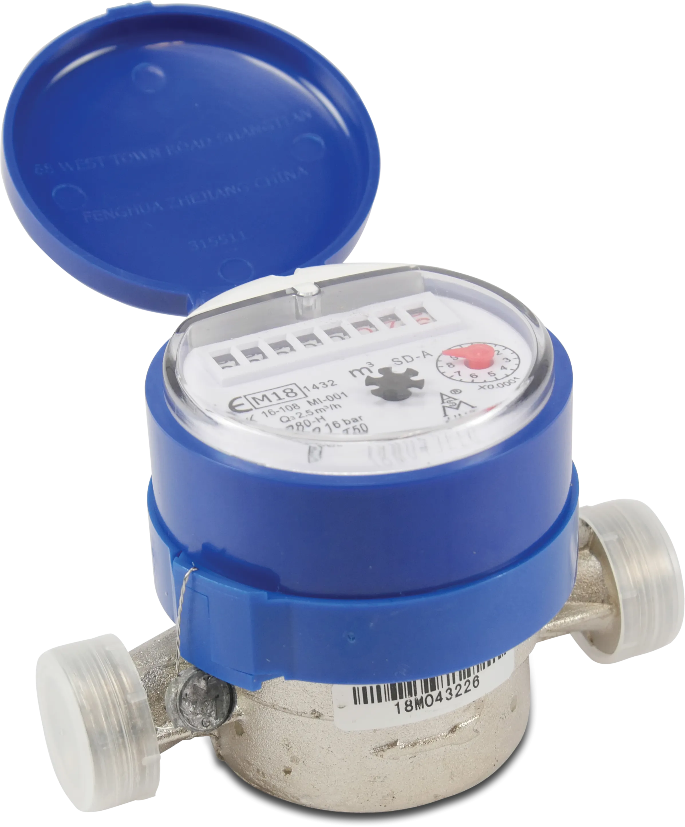Single jet water meters