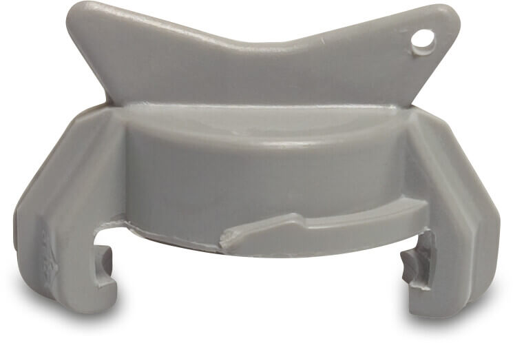 Endestykke lynkobling PA glasfiberforstærket KA 40 8bar grå