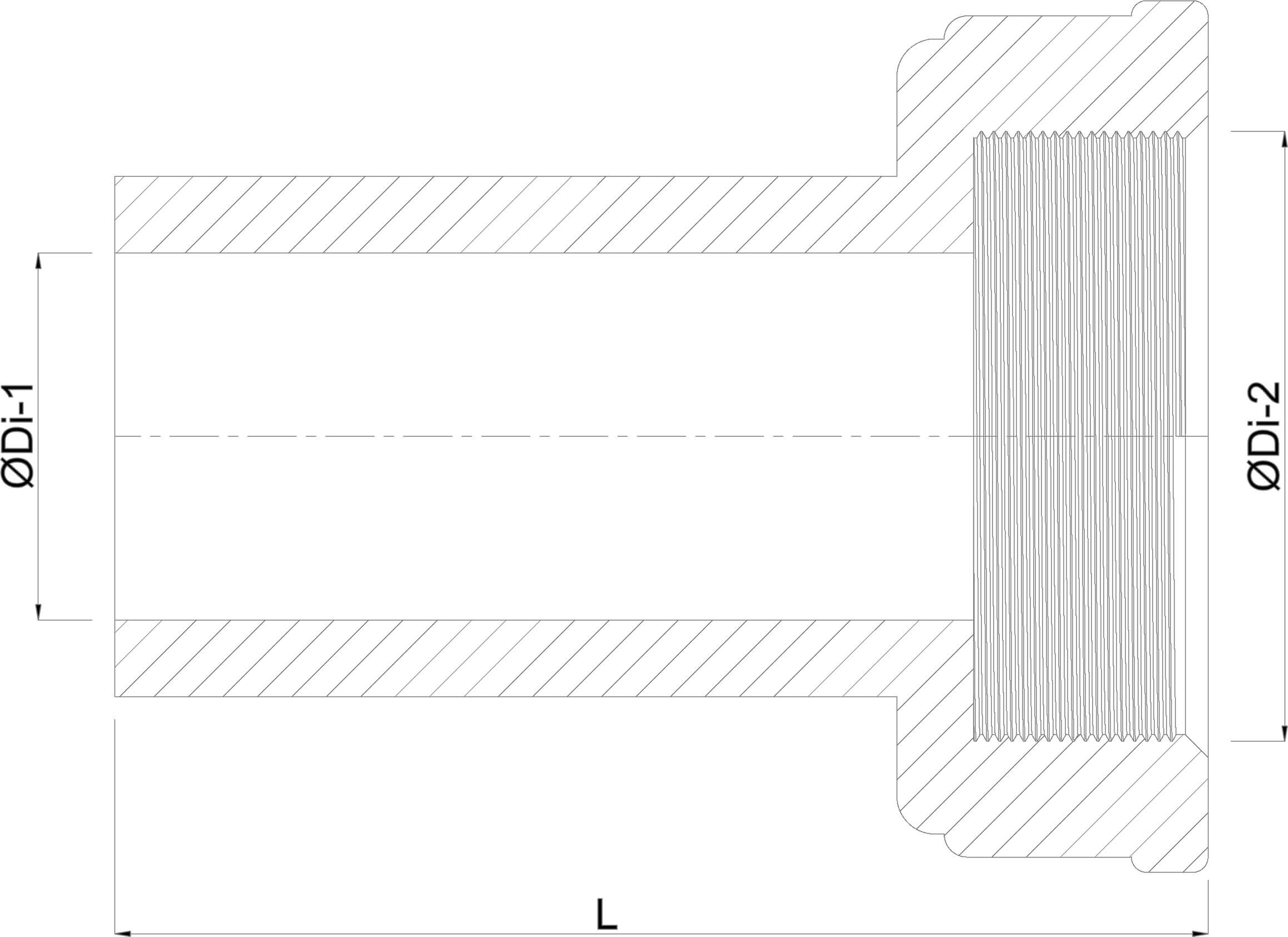 VDL 2/3 koppeling PVC-U 32 mm x 1" lijmmof x wartel binnendraad 10bar grijs