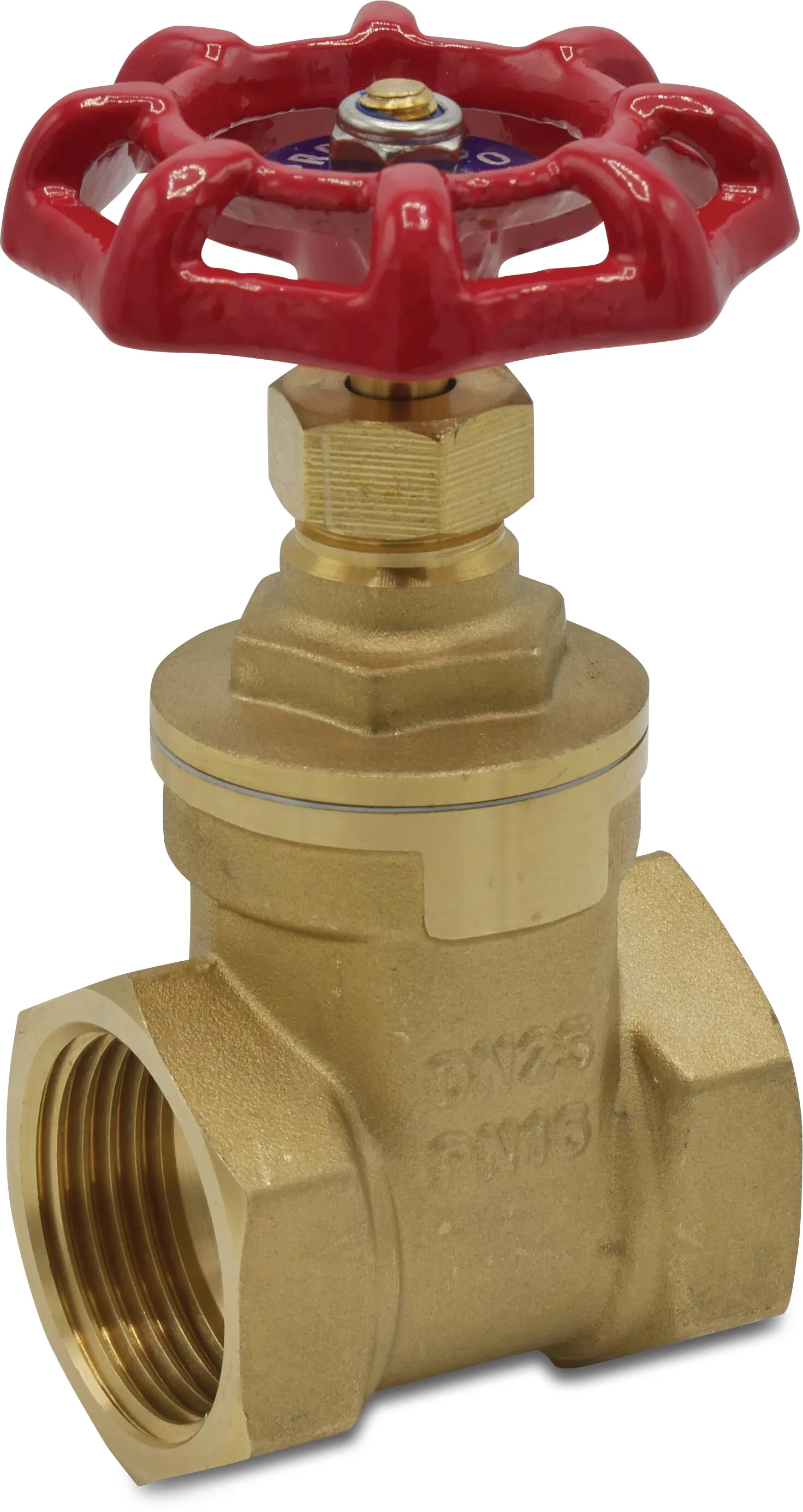 Profec Gate valve brass 2" female thread 16bar DN50 type 201