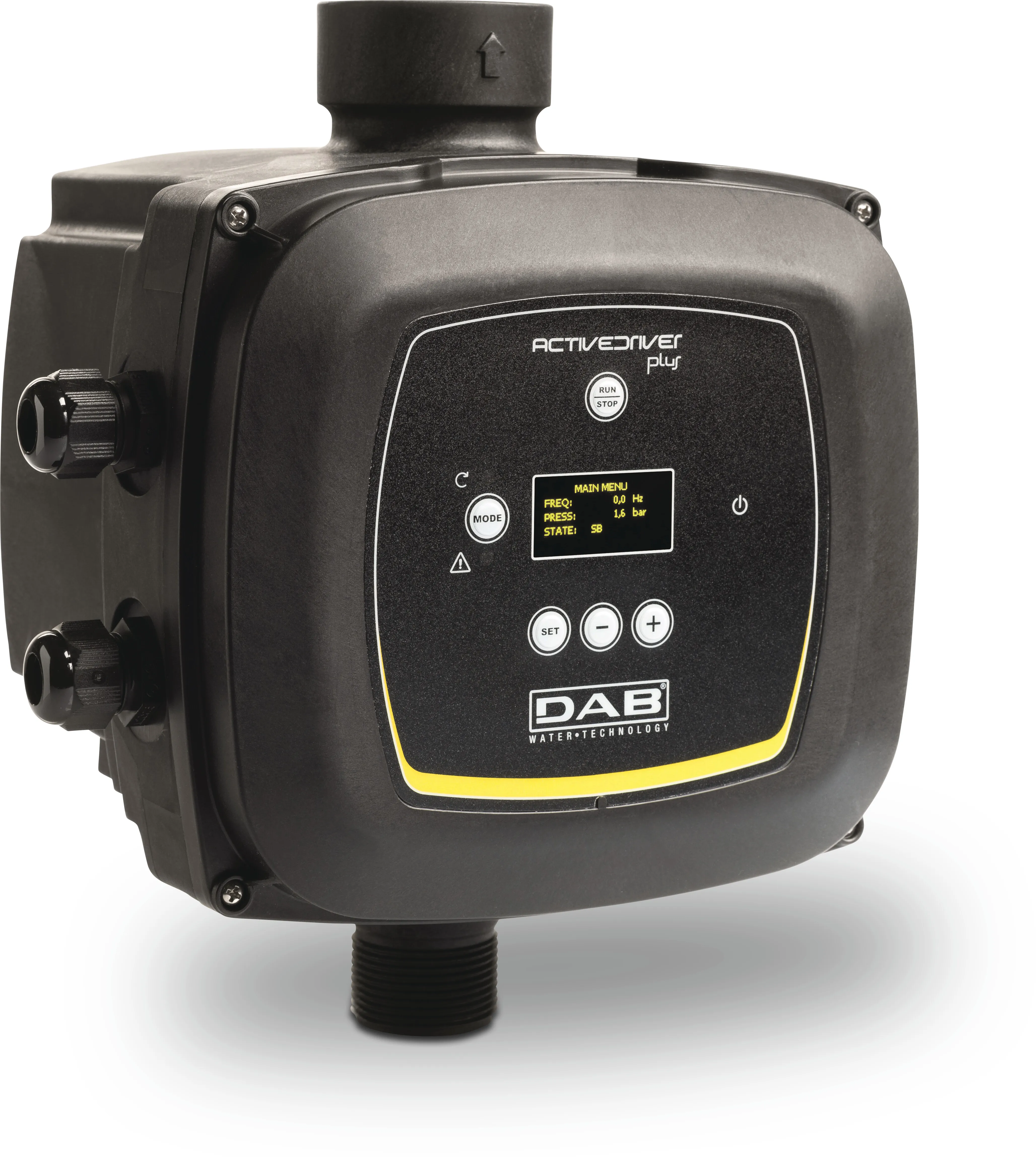 DAB Inverter 1 1/4" x 1 1/2" male thread x female thread 8,5A 230VAC black type Active Driver Plus M/M 1.1 without cable