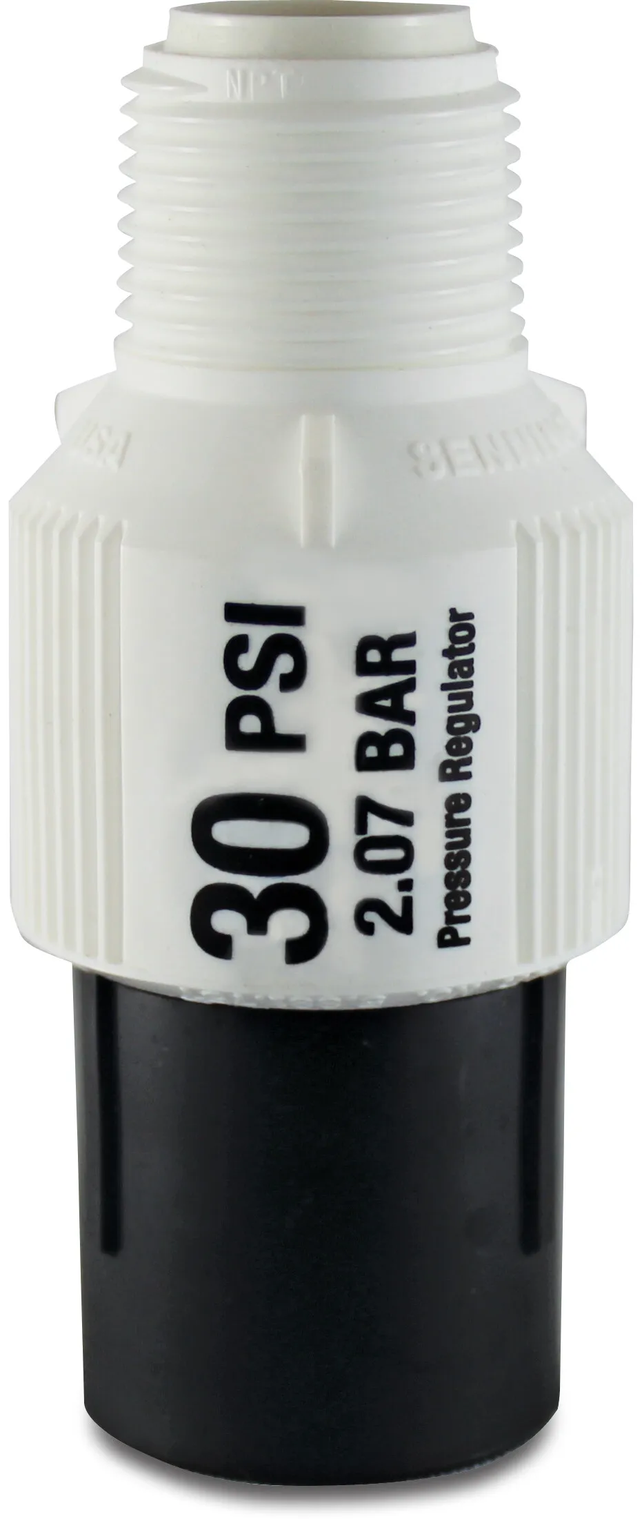 Senninger Druckminderer Kunststoff 3/4" Innengewinde Schwarz/Weiß Typ PR-LG-30