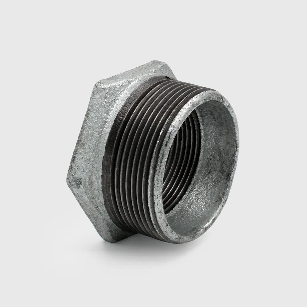 Profec Nr. 241 Reducer bush cast iron galvanised 2 1/2" x 1 1/2" male thread x female thread 25bar DVGW