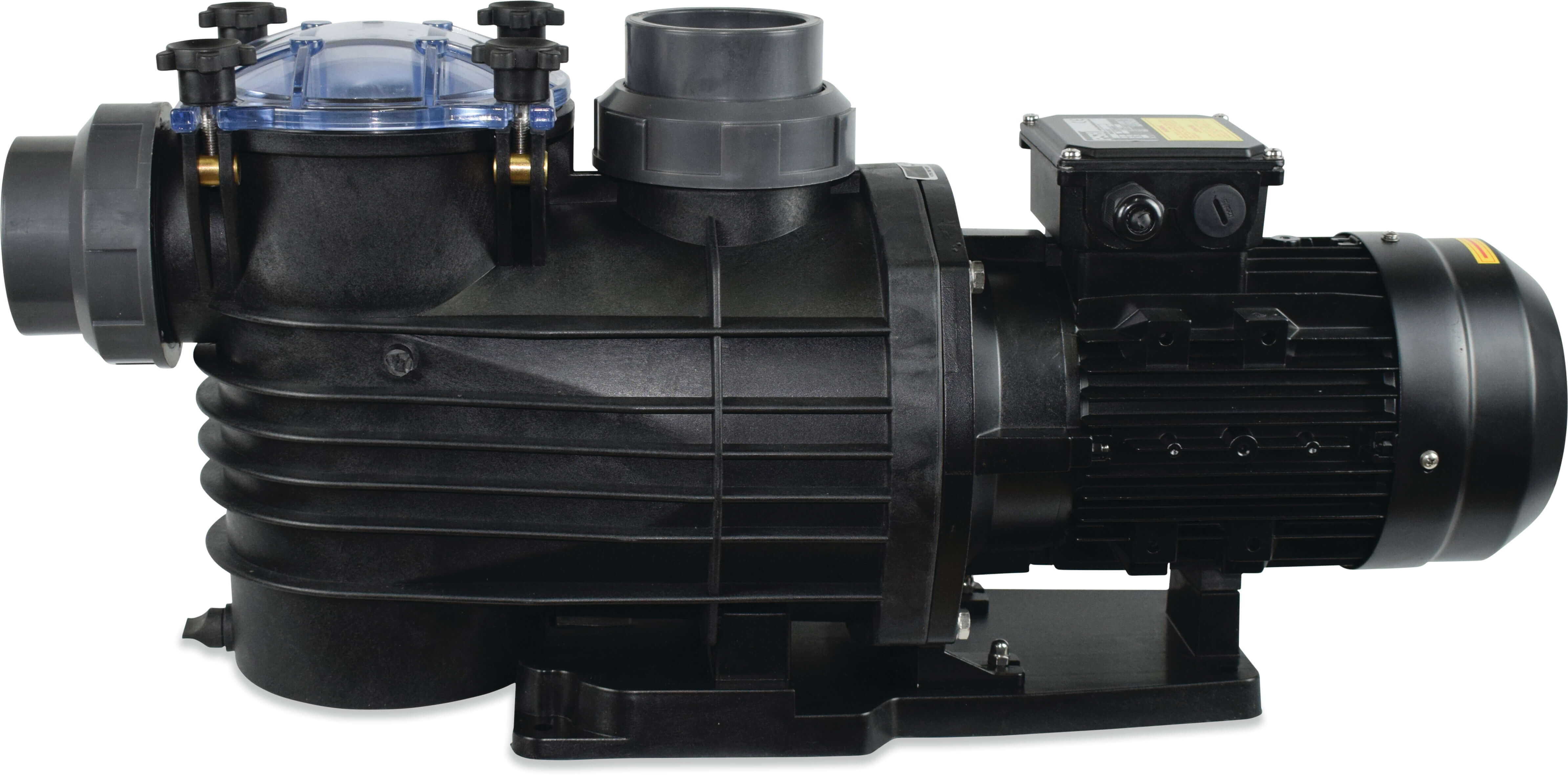 PSH Commercial pool pump PP/GF30 75 mm glue socket 6,7A 230VAC black type Maxi-15M IE2 1.5HP