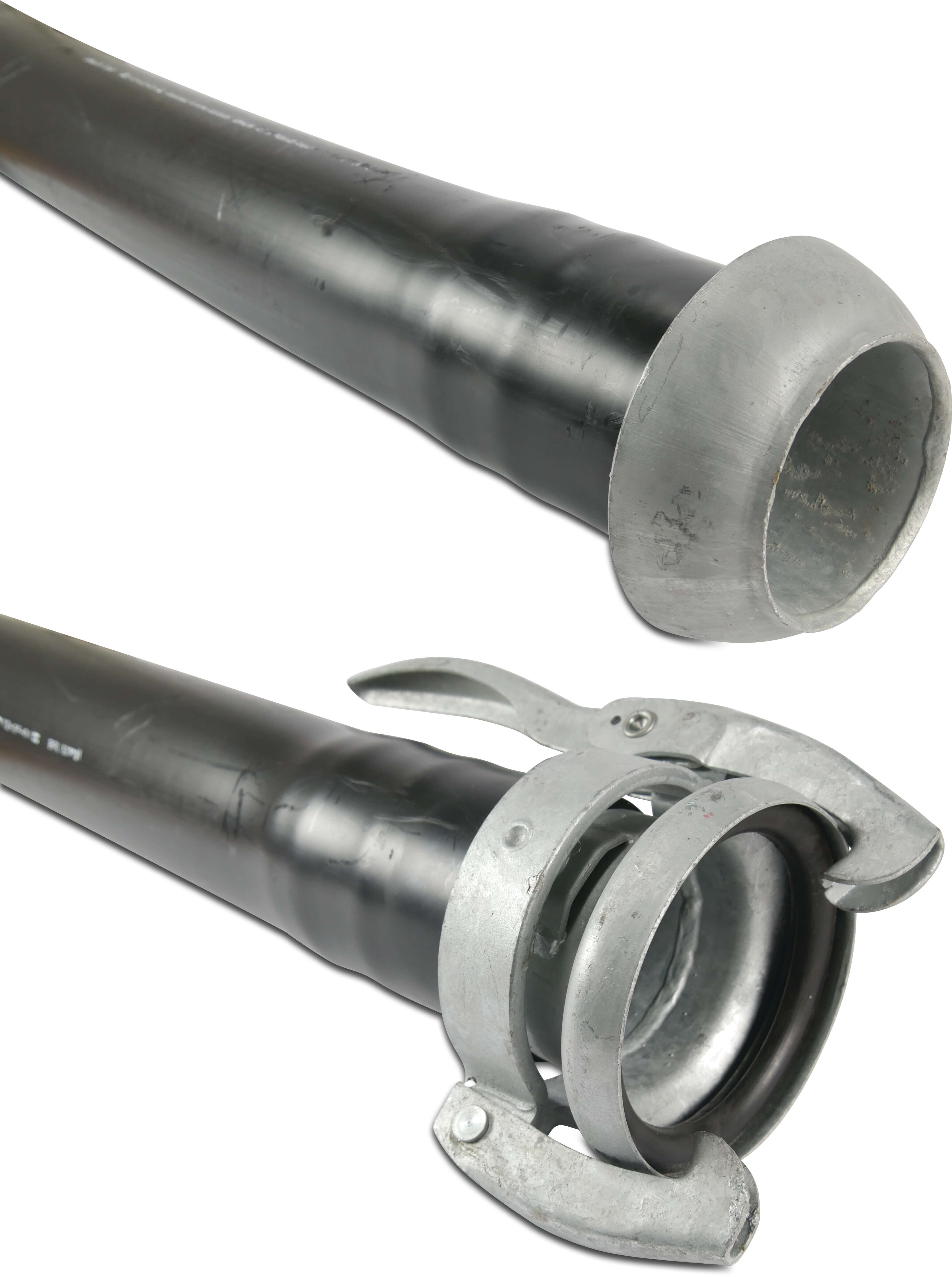 Quick coupler pipe steel galvanised 108 mm female part Perrot x male part Perrot 10bar 6m type Perrot