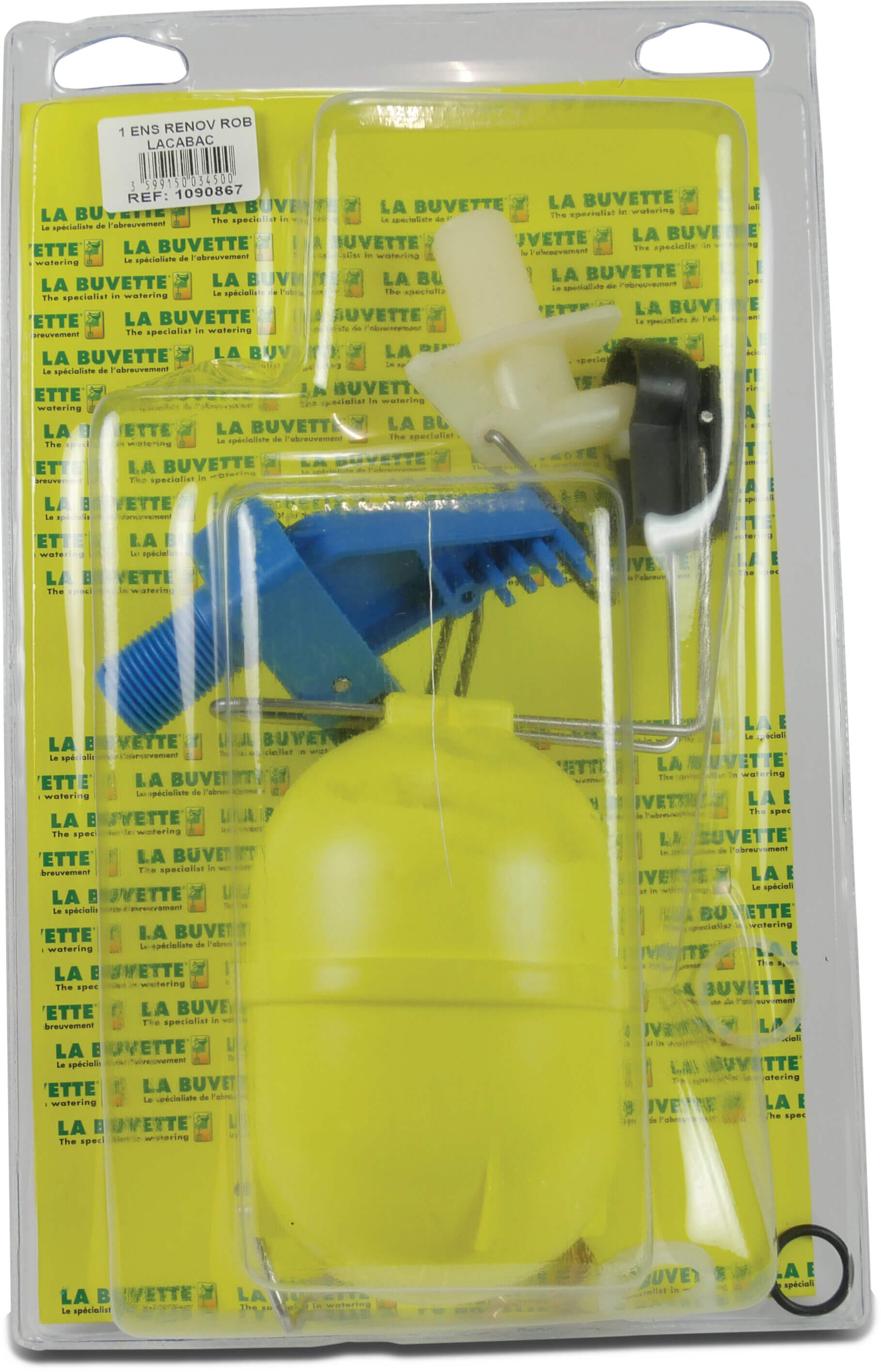 La Buvette Reparationssæt til ventil Lacabac blisterpakke