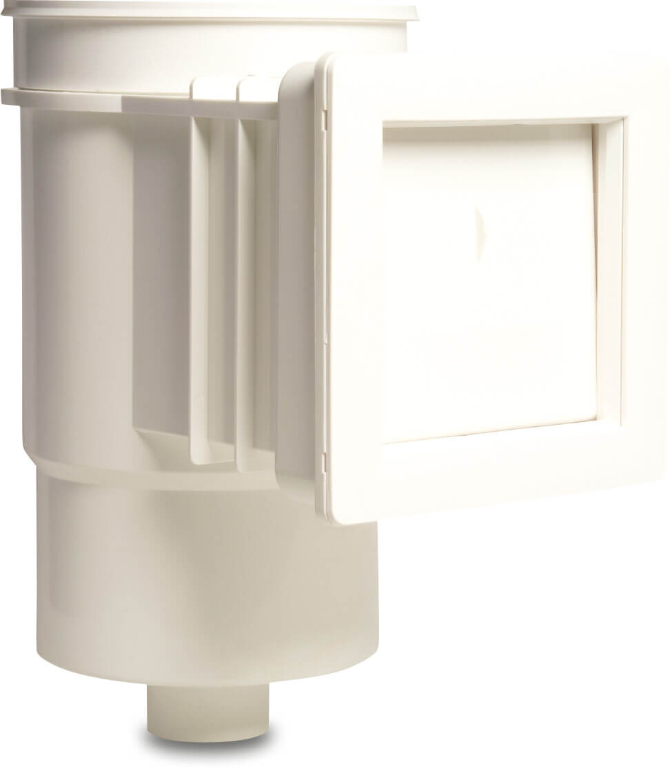 Flotide Skimmer 1 1/2" female thread white rectangular type standard