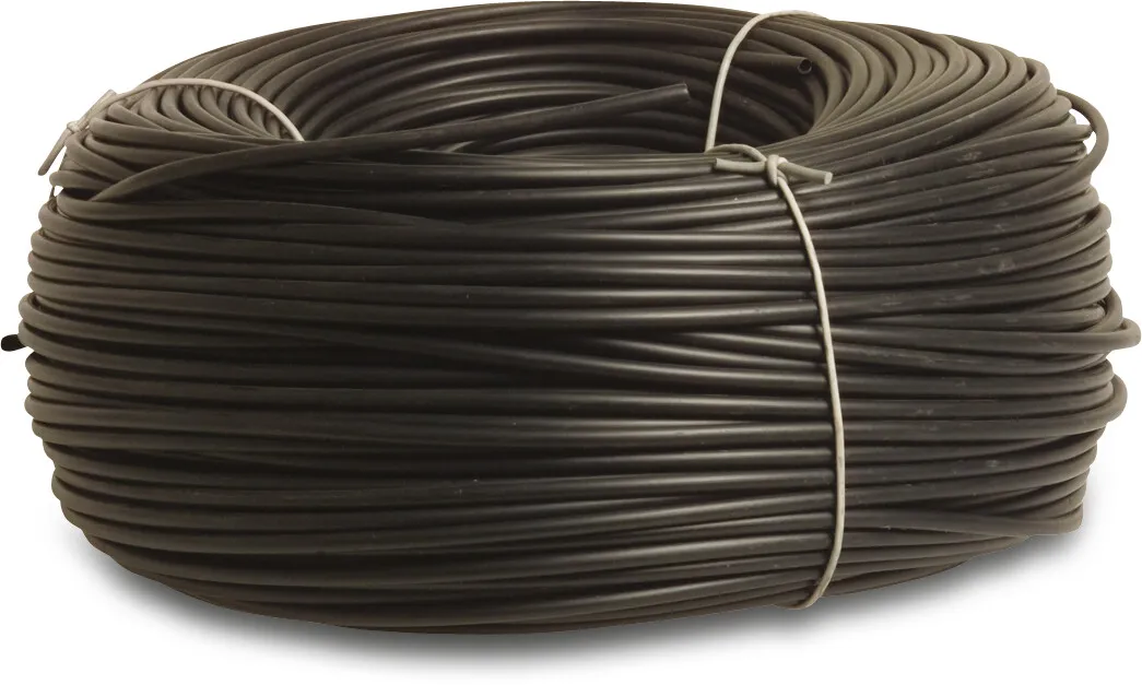 NaanDan Tube PVC 4 mm x 7 mm black 200m type Micro