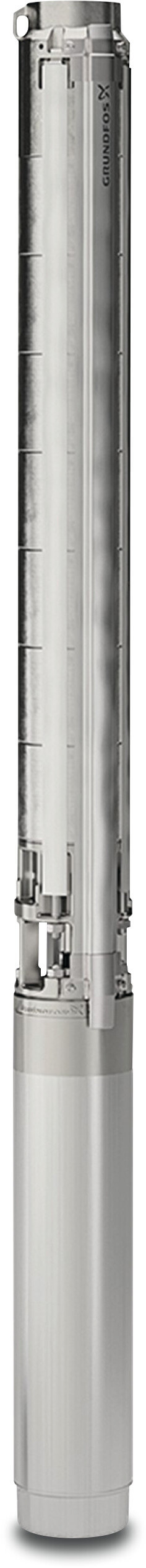 Grundfos 4" Tauch-Brunnenpumpe Edelstahl 2" Innengewinde 7.1A 230VAC Typ SP14-4