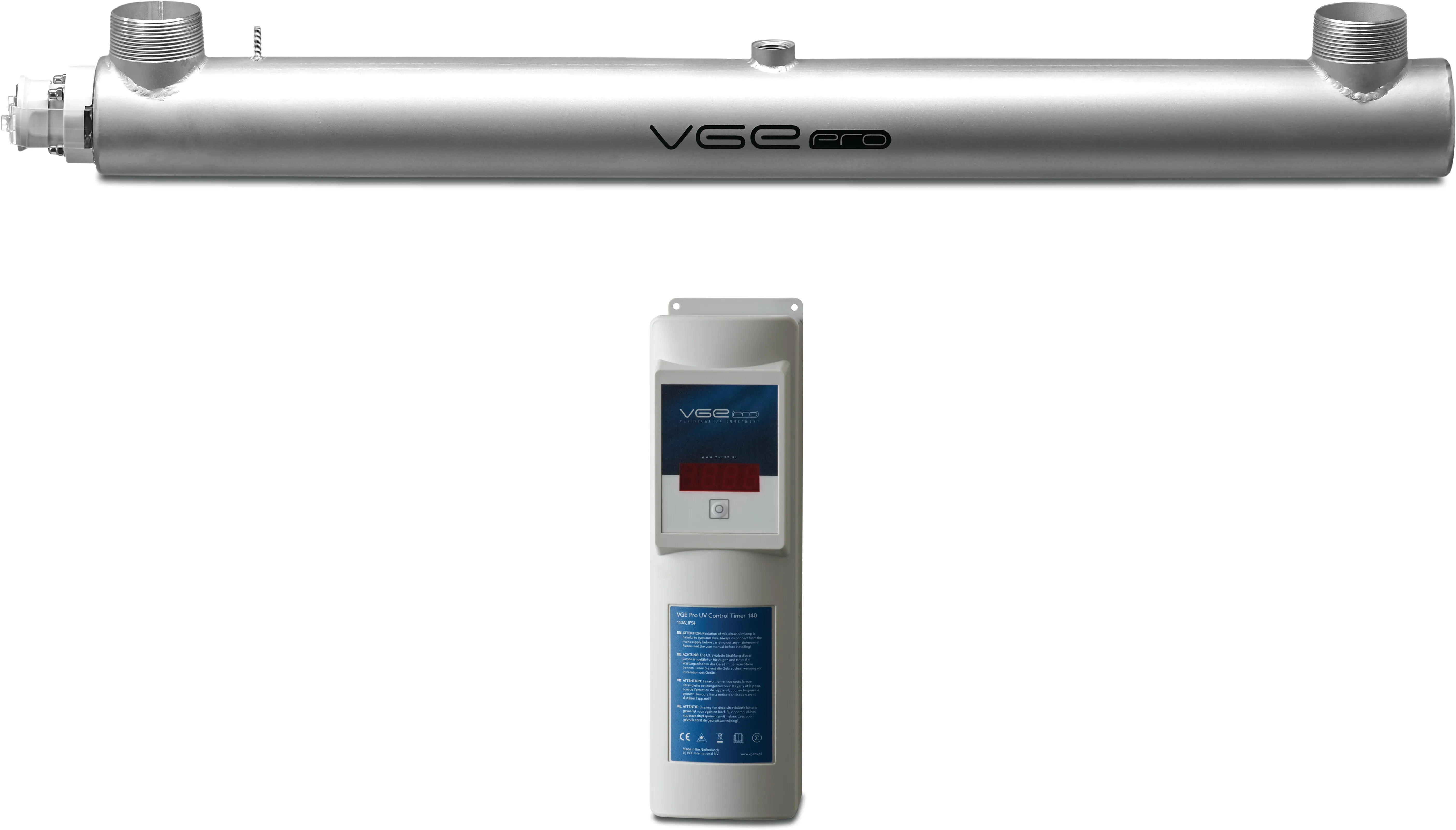 VGE Pro Low pressure lamp UV system Typ Control timer 140-76