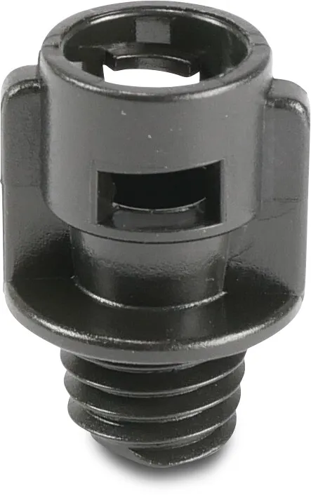NaanDan Adaptor plastic 3/8WW bayonet F x male thread black