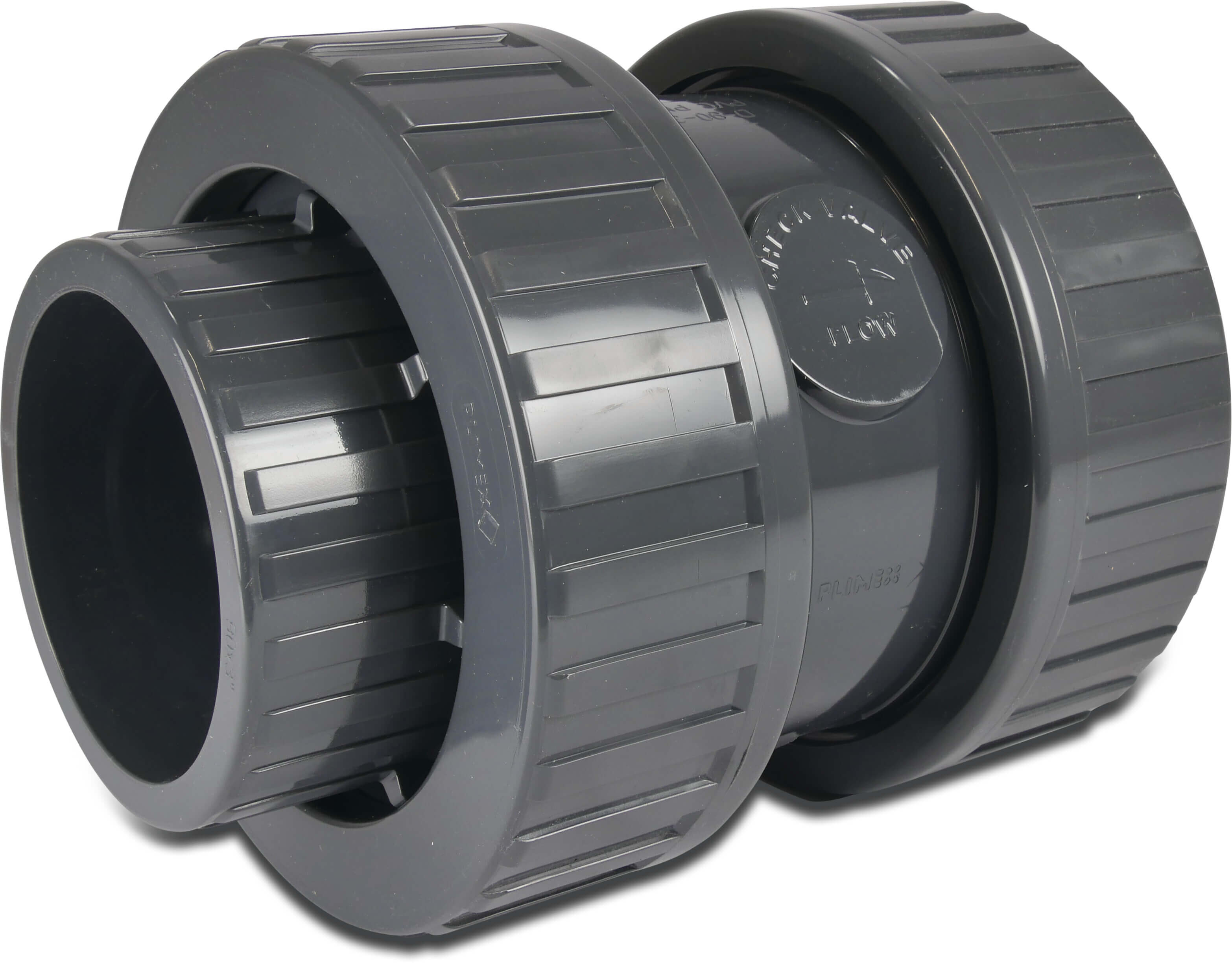 Kegelrückschlagventil PVC-U 50 mm Klebemuffe 16bar Typ 5000 L1