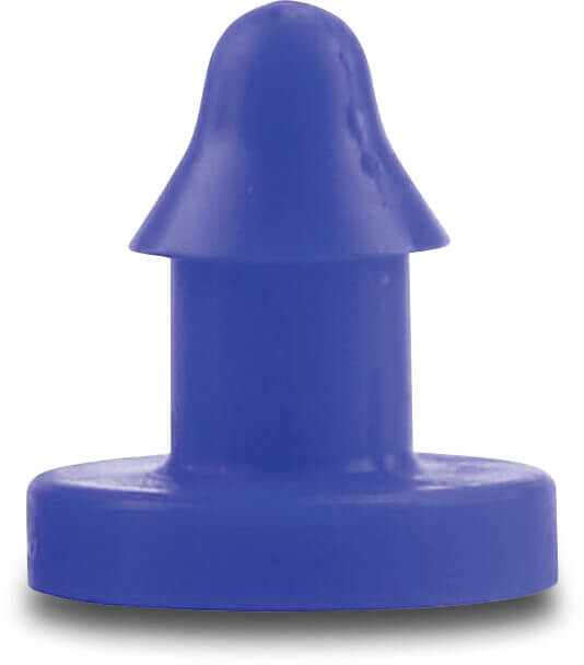 Repair plug PE 4 mm blue type For drip hole