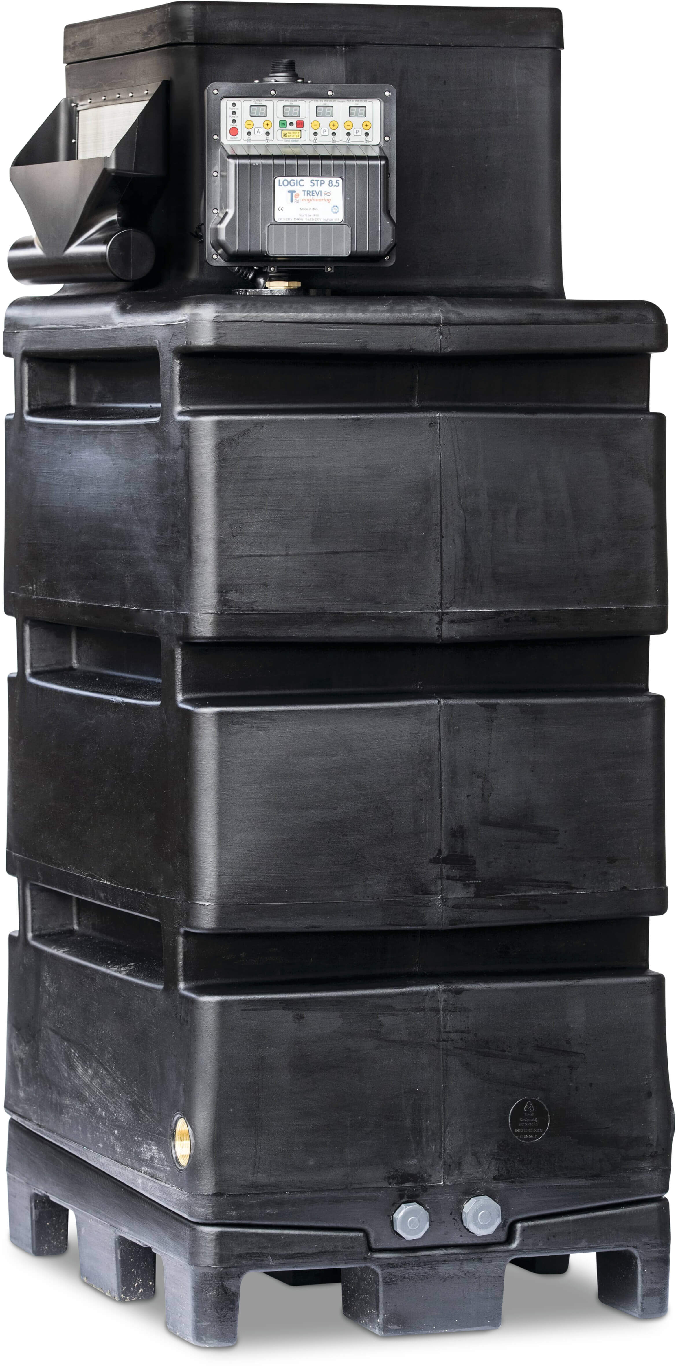 Trykforøgeranlæg 3/4" x 1" udvendig gevind 230VAC BELGAQUA type Hydrobox 750 med E-Tech VN5/7T & Logic STP 8.9