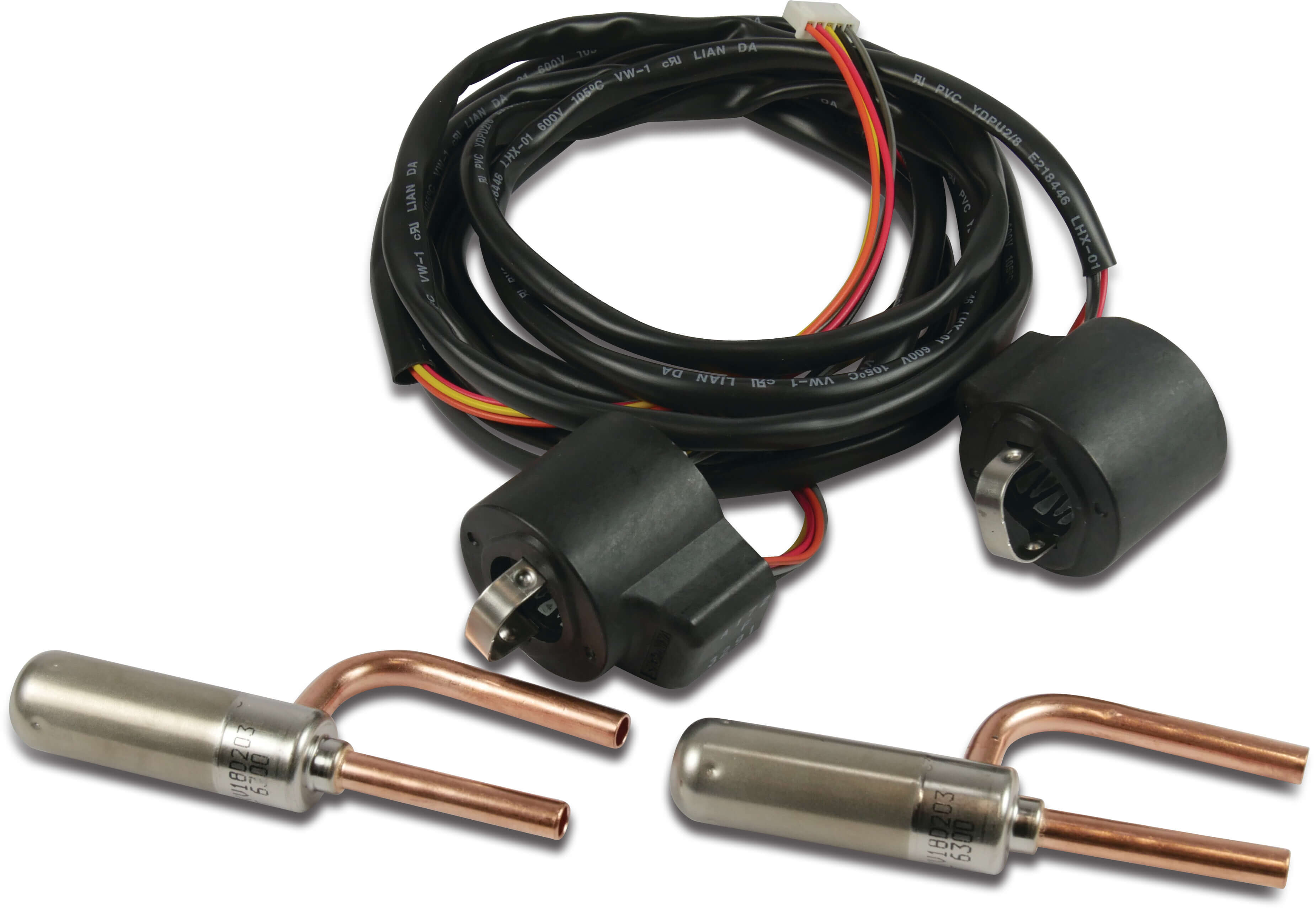 Brass electronic expansion valve 2 copper outputs - set of 2