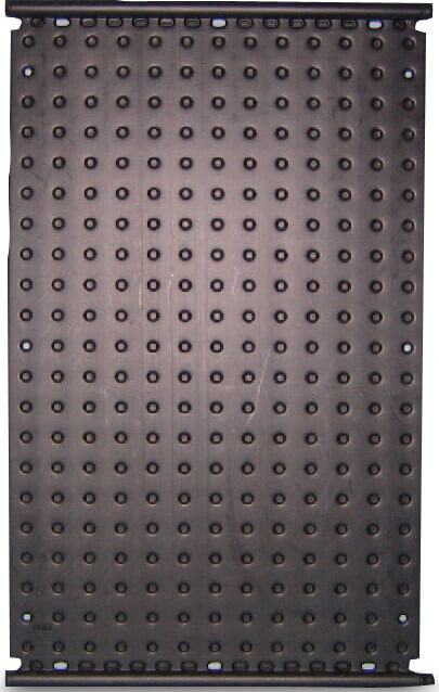 Solarabsorber HDPE 40 mm 4,5bar Schwarz mit 2 integrierten Sammelrohren 40 mm Typ 1002