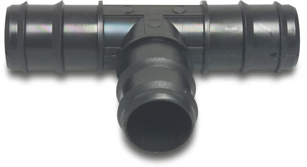 T-Stück 90° PP 25 mm x 20 mm x 25 mm Tülle 4bar P1