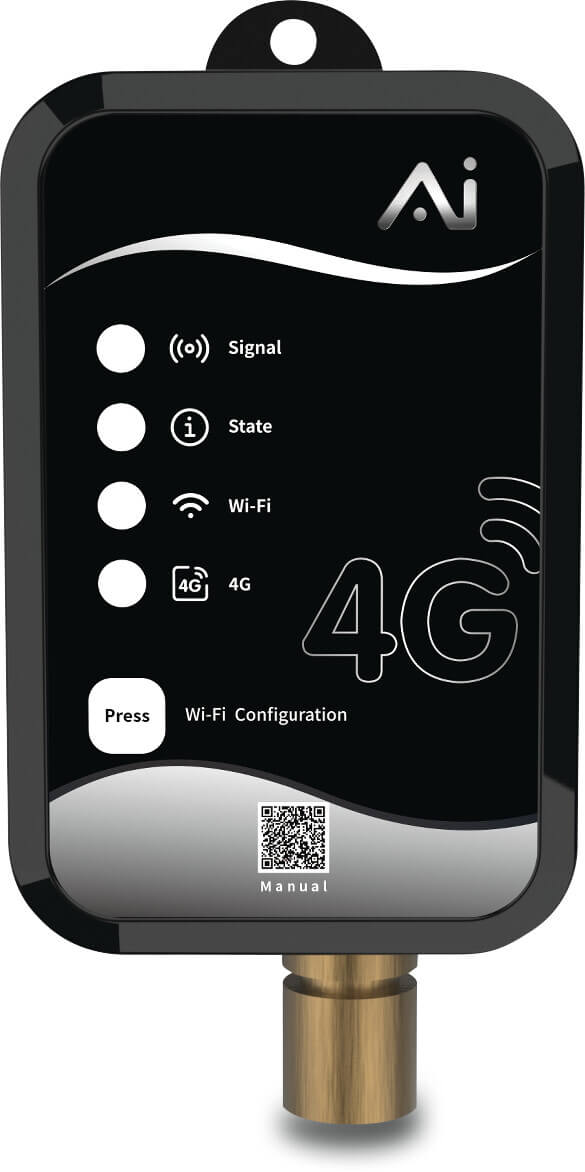 Wi-Fi og 4G modul med 2 års data