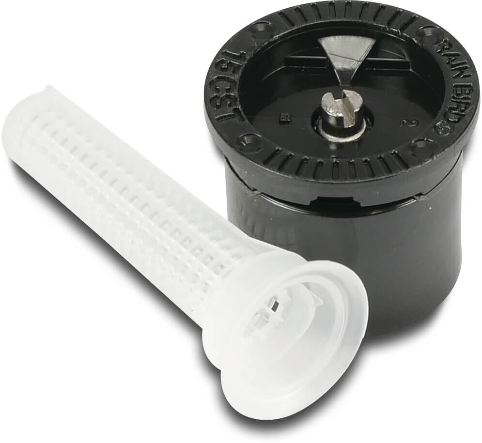 Rain Bird Dysehoved plastik 5/8" UNC indvendig gevind 1 - 2,1bar grå type 15SST