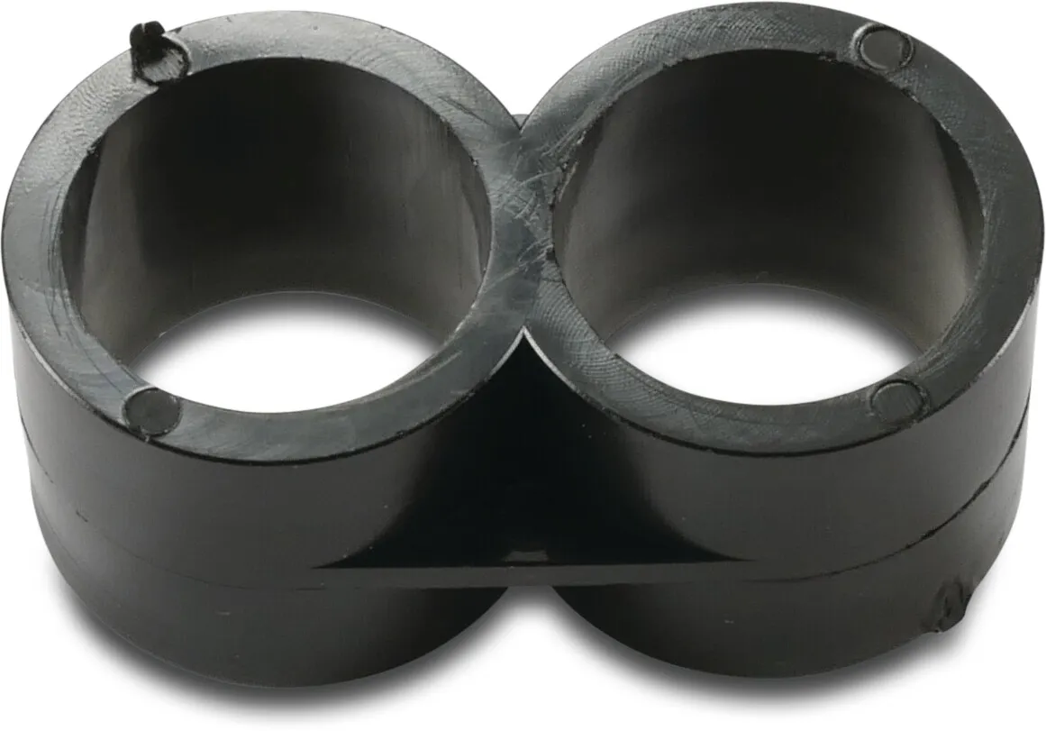 Figure 8 end closure PP 20 mm black