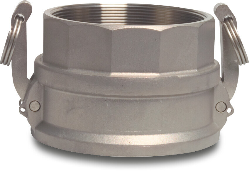 Lynkobling rustfri stål 316 3/4" hun-del Camlock x indvendig gevind 16bar type Camlock D